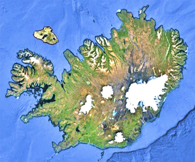 two islands, Iceland and Lesvos