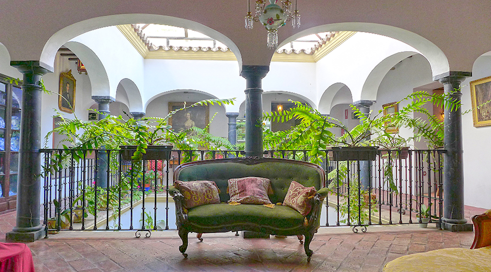 velvet sofa in Malaga