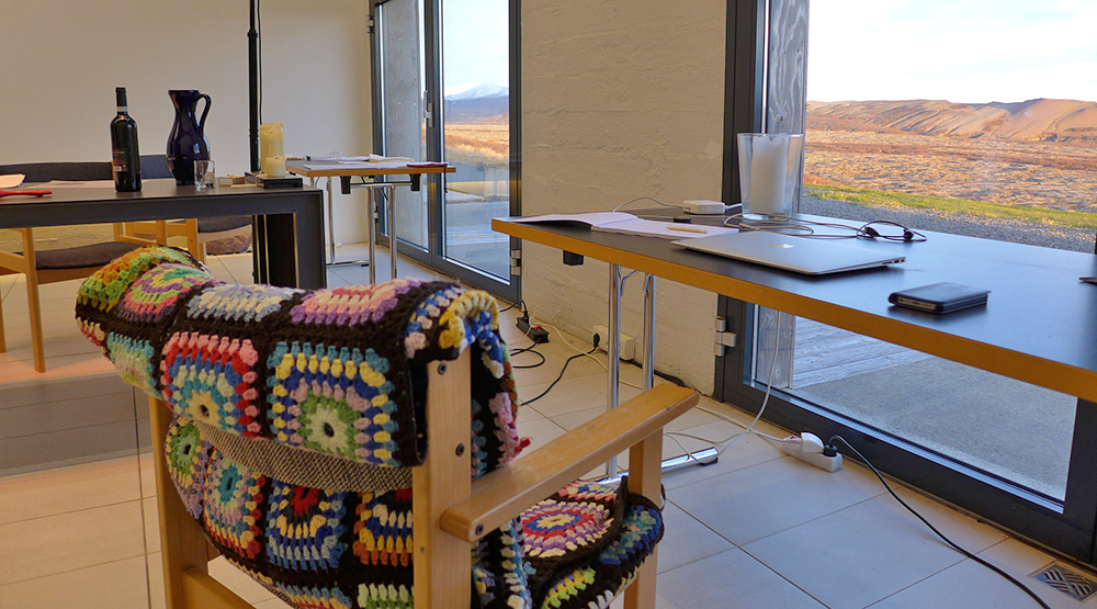 my favourite place to write, Iceland