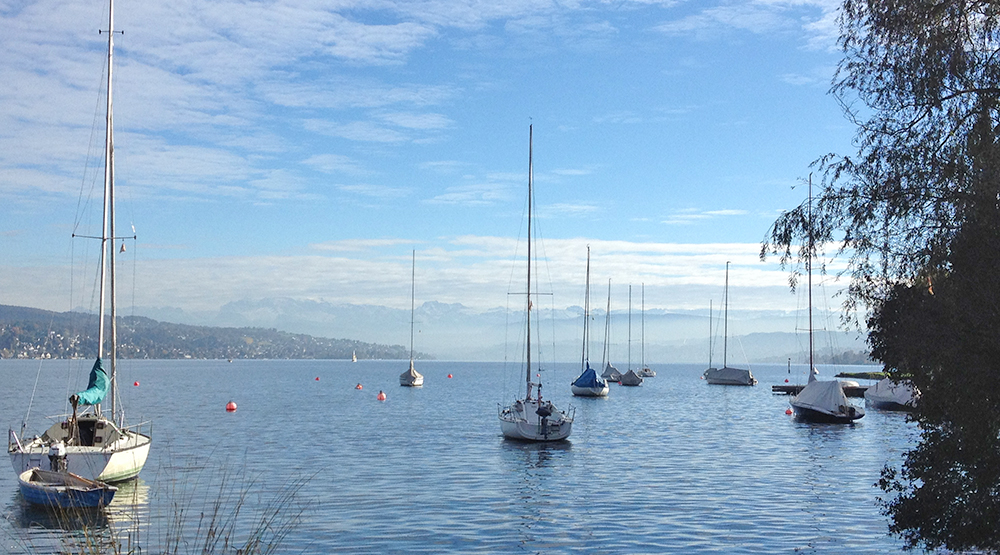 sailing boats in Zurich